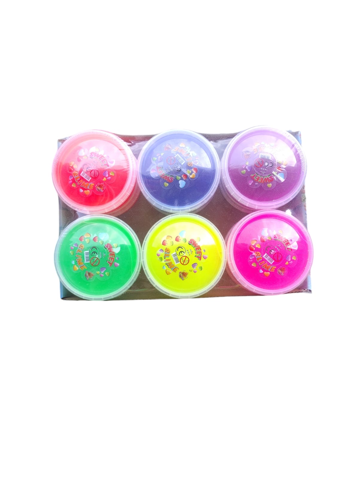 Toptan slıme kavanoz slıme 12 li ümt1